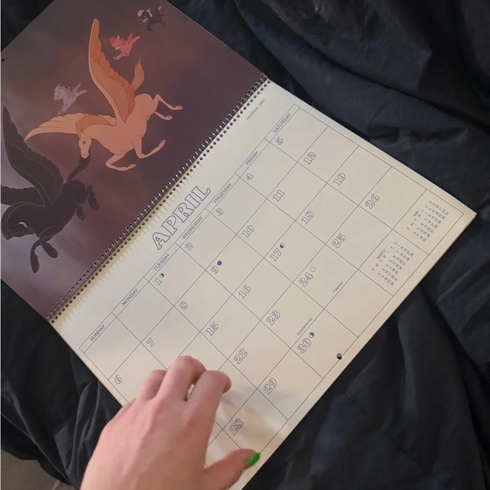 Disney Favorites calendar 1986